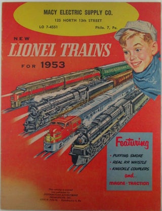 Item #019873 New Lionel Trains for 1953. Trade catalogue. given