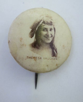Item #019878 Five Pinbacks featuring Female Performers, circa 1890s. Includes Sadie Martinot,...