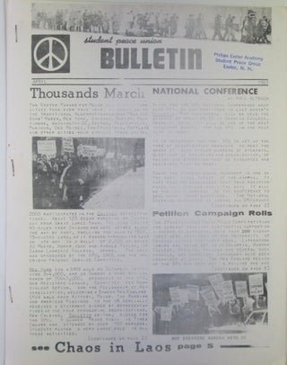Item #019922 Student Peace Union Bulletin. April 1961. Authors