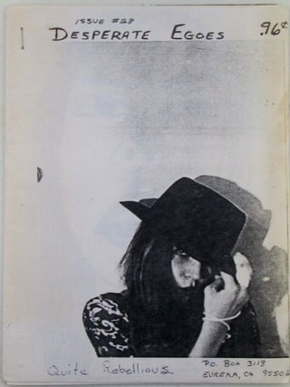 Item #019976 Desperate Egos Issue #28. perhaps and author, Shyla Sickels, Blue