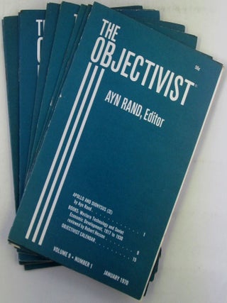 Item #020084 The Objectivist. January-December 1970. 12 Issues. Ayn Rand