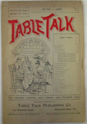 Item #020091 Table Talk. June, 1895. Ruth Eggleston