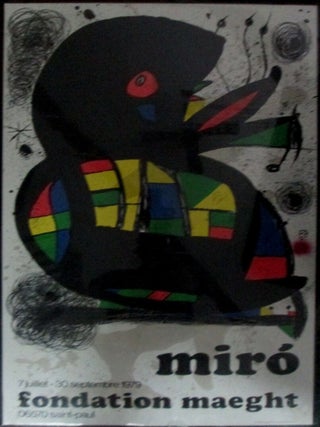 Item #020120 Miro. Fondation Maeght. 7 Juillet-30 Septembre 1979. 06570 Saint-Paul. Joan Miro,...
