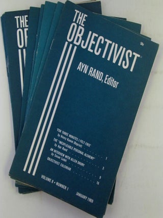Item #020133 The Objectivist. January-June, August-December 1969. 11 Issues, MISSING July Issue....
