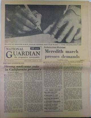 Item #020215 National Guardian. June 18, 1966. Vol. 18, No. 37. William A. Price