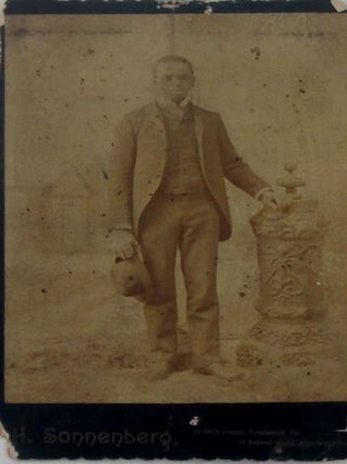 Item #020223 Young African American Man Cabinet Card. Cabinet Card Photography African American,...