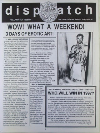 Item #020237 Tom of Finland Foundation Dispatch. Fall/Winter 1996/97. Tom of Finland, Touko...