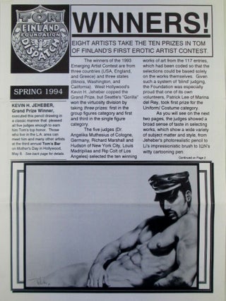 Item #020263 Tom of Finland Foundation Dispatch. Spring 1994. Tom of Finland, Touko Laaksonen