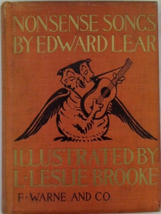 Item #020288 Nonsense Songs. Edward Lear, Leslie Brooke, author, artist