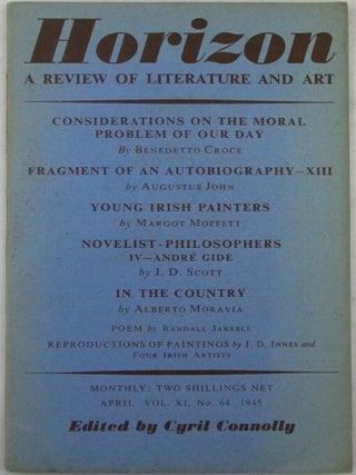 Item #020343 Horizon. A Review of Literature and Art. April, 1945. Augustus John, Randall Jarrell