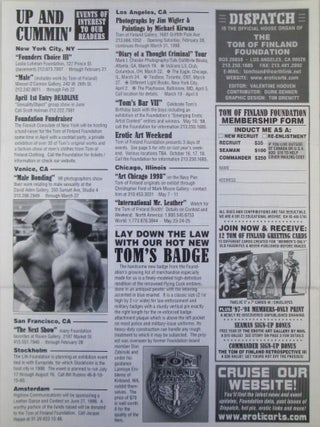 Item #020400 Tom of Finland Foundation Dispatch. Winter 1998. Tom of Finland, Touko Laaksonen