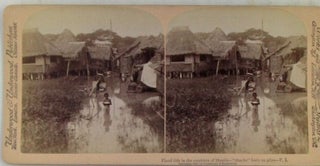 Item #020609 Flood Tides in the Outskirts of Manila-"Shacks" Built on Piles. Manila,...