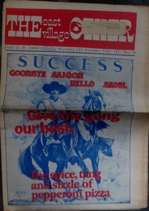 Item #020640 The East Village Other. Feb. 2-8, 1968. Vol. 3., No. 9. Jerry Rubin