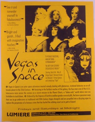 Item #020724 Vegas in Space Film Showing Flyer