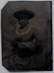 Item #020773 African American Woman Tintype Photograph
