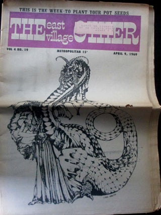 Item #020794 The East Village Other. April 9, 1969. Vol. 4., No. 19. John Sinclair, Jerry Rubin,...