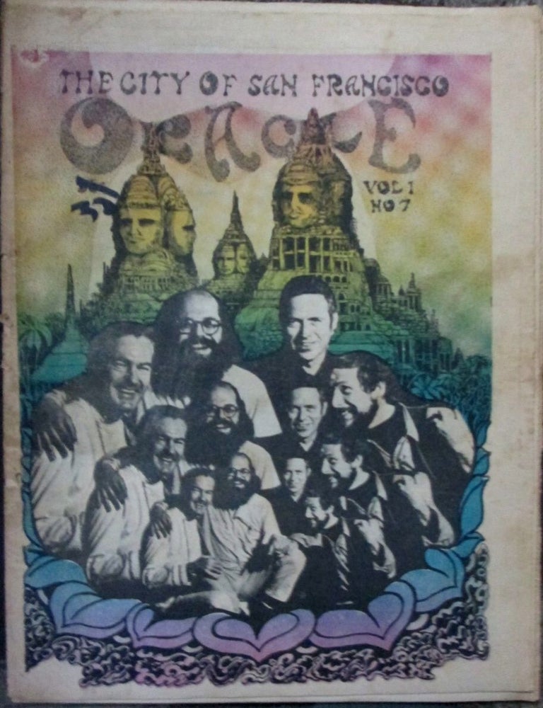 Item #020834 The City of San Francisco Oracle. Volume One, Number 7. February, 1967. Allen Ginsberg, Timothy Leary, Gary Snyder, contributors.