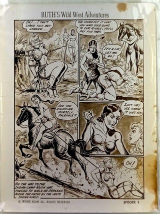 Ruth's Wild West Adventures. Comic Series Photo Ready Proof Prints. Episodes 1-20 (out of 30).