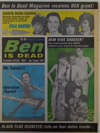Item #020889 Ben is Dead Issue #14. July/August, 1991. Deborah "Darby" Romeo