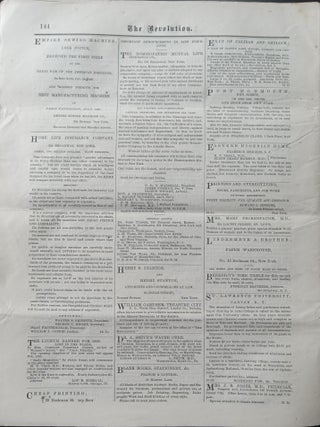 The Revolution. March 4, 1869. Vol. III. No. 9