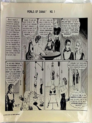 Item #020928 Perils of Diana! Broken run of 7 Episodes (Numbers 1, 3, 5, 6, 7, 8, 9). Comic...