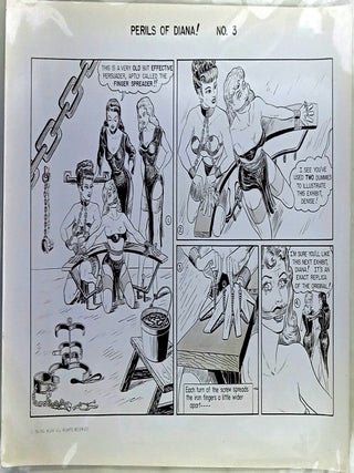 Perils of Diana! Broken run of 7 Episodes (Numbers 1, 3, 5, 6, 7, 8, 9). Comic Series Photo Ready Proof Prints