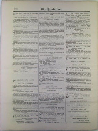 The Revolution. June 10, 1869. Vol. III. No. 23