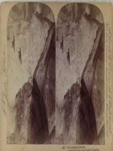 Item #020965 Glacier de Proz, near the famous Refuge of St. Bernard, Switzerland. Stereographic,...