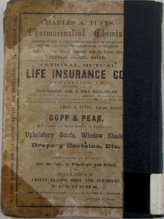 The Dover and Great Falls Directory; Containing also the Salmon Falls Directory, the Registers of Dover and Great Falls, Business Directories, etc.