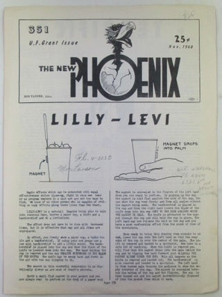 Item #021048 The New Phoenix. Nov. 1960. 351. U.F. Grant Issue. Don Tanner