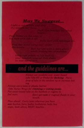 S.F. Sex Resources. Queer-tested Cupid-Approved. Stop AIDS Project Handbill.