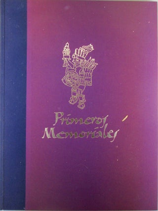 Item #021099 Primeros Memoriales. Facsimile Edition. Fray Bernardino De Sahagun