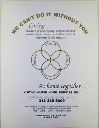 Minority AIDS Project Coming Home For Friends 2nd Annual Gospel Benefit Promotional Book.