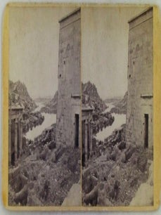 Item #021160 Egypt-Philae. The Foot of the Cataracts as seen from the Island of Philae....
