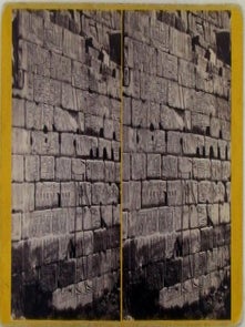 Item #021202 Egypt-Thebes-The Temple of Karnak. The South Wall of the Court of Shishak....