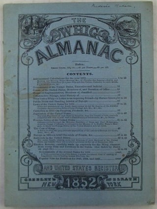 The Whig Almanac: 1852. Authors.