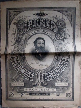 Item #021217 The People's Illustrated Fireside Magazine. August, 1881. Vol. 1. No. II. Kate...