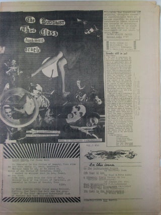 Item #021241 The Buddhist Third Class Junkmail Oracle. Vol. 1 #10. Gary Snyder, John Sinclair, d....