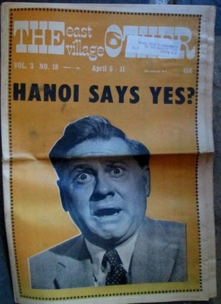 Item #021342 The East Village Other. April 5-11, 1968. Vol. 3., No. 18. Emmett Grogan, Kim...