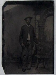 Item #021357 African American Man Tintype Photograph