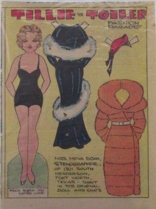 Item #021393 Tillie the Toiler Fashion Parade Paper Doll Comic. Meva . Westover Doak, Russ,...