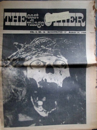 Item #021395 The East Village Other. March 19, 1969. Vol. 4., No. 16. Allen Ginsberg, interview