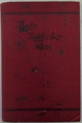 Item #021403 World War I Hospital/Medical Worker Diary. 1918 France. In a Daily Reminder Calendar...