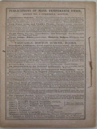 The Temperance Almanac, of the Massachusetts Temperance Union, for the Year of Our Lord 1843