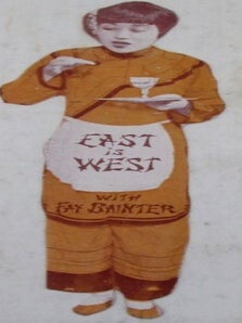 Item #021424 East is West With Fay Bainter Promotional Paper Doll Circa 1920