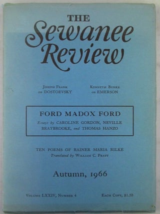Item #021427 The Sewanee Review. Autumn, 1966. Thomas Merton, Rainer Maria Rilke