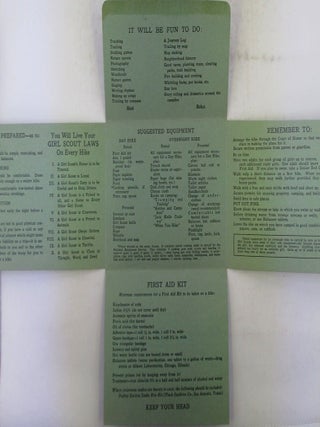 Girl Scout Hike Pack Fold out Brochure.