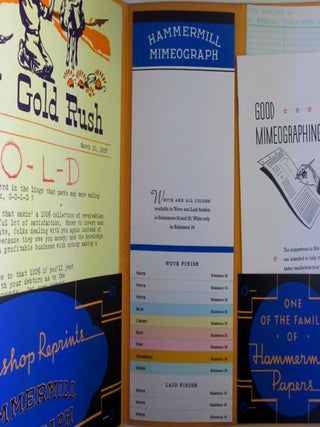 Hammermill Paper Company Portfolio of Lettershop Reprints featuring Hammermill Mimeograph Paper