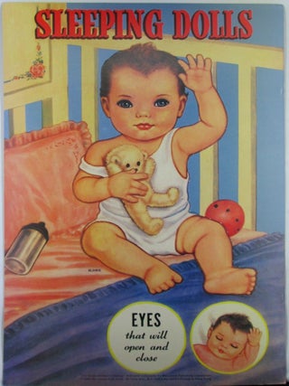 Item #021494 Sleeping Dolls. Eyes that Will Open and Close by Queen Holden. Queen Holden