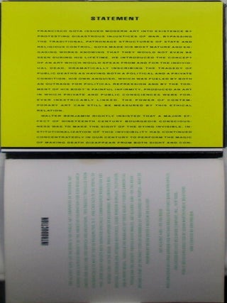 Art Against AIDS on the Road. 33 (of 34) Postcards in cardstock foldout box.